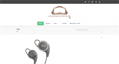 Desktop Screenshot of headphonereviewshq.com