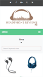 Mobile Screenshot of headphonereviewshq.com