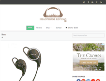 Tablet Screenshot of headphonereviewshq.com